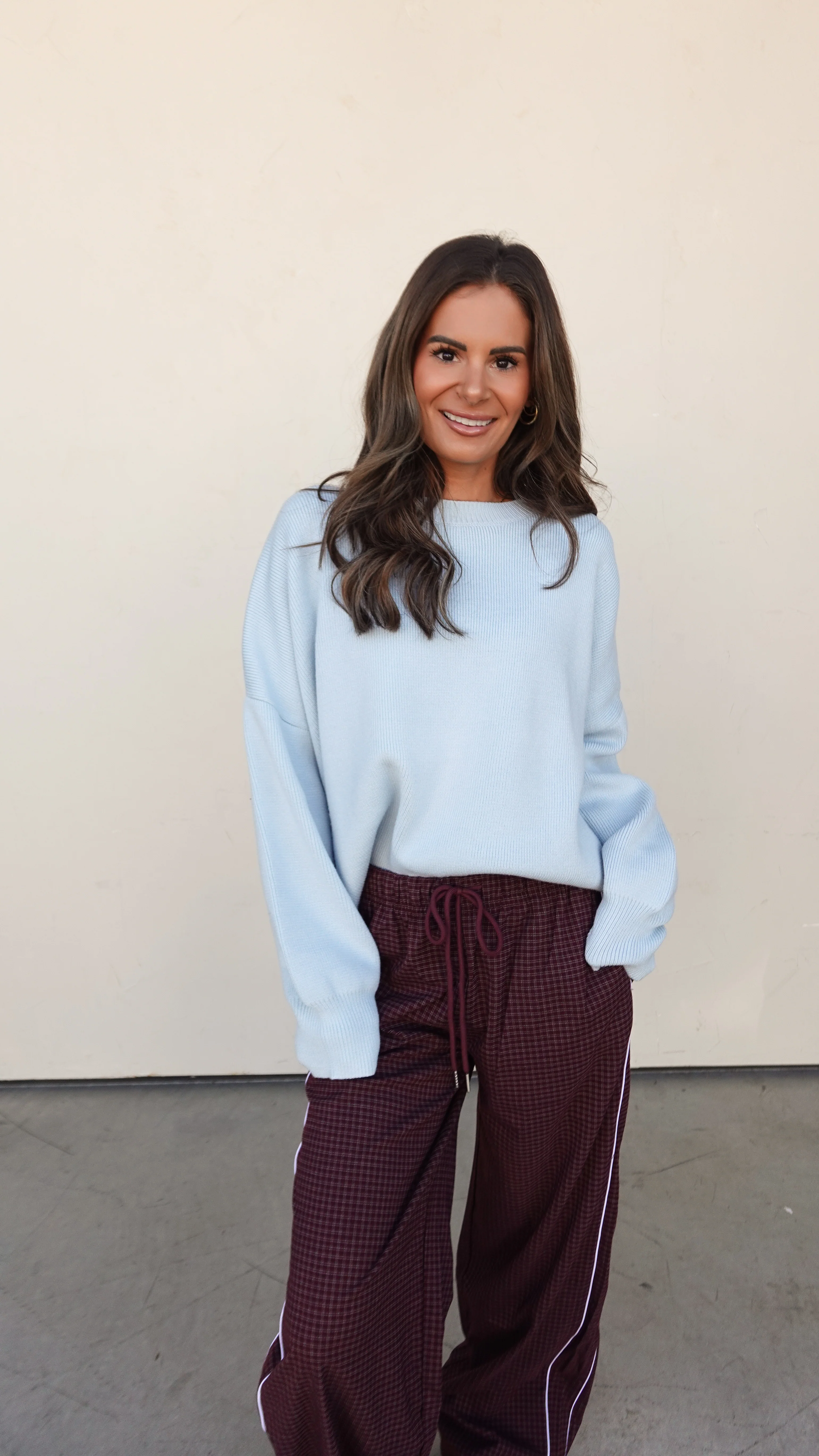 Baby Blue Slouchy Sweater - Image 15