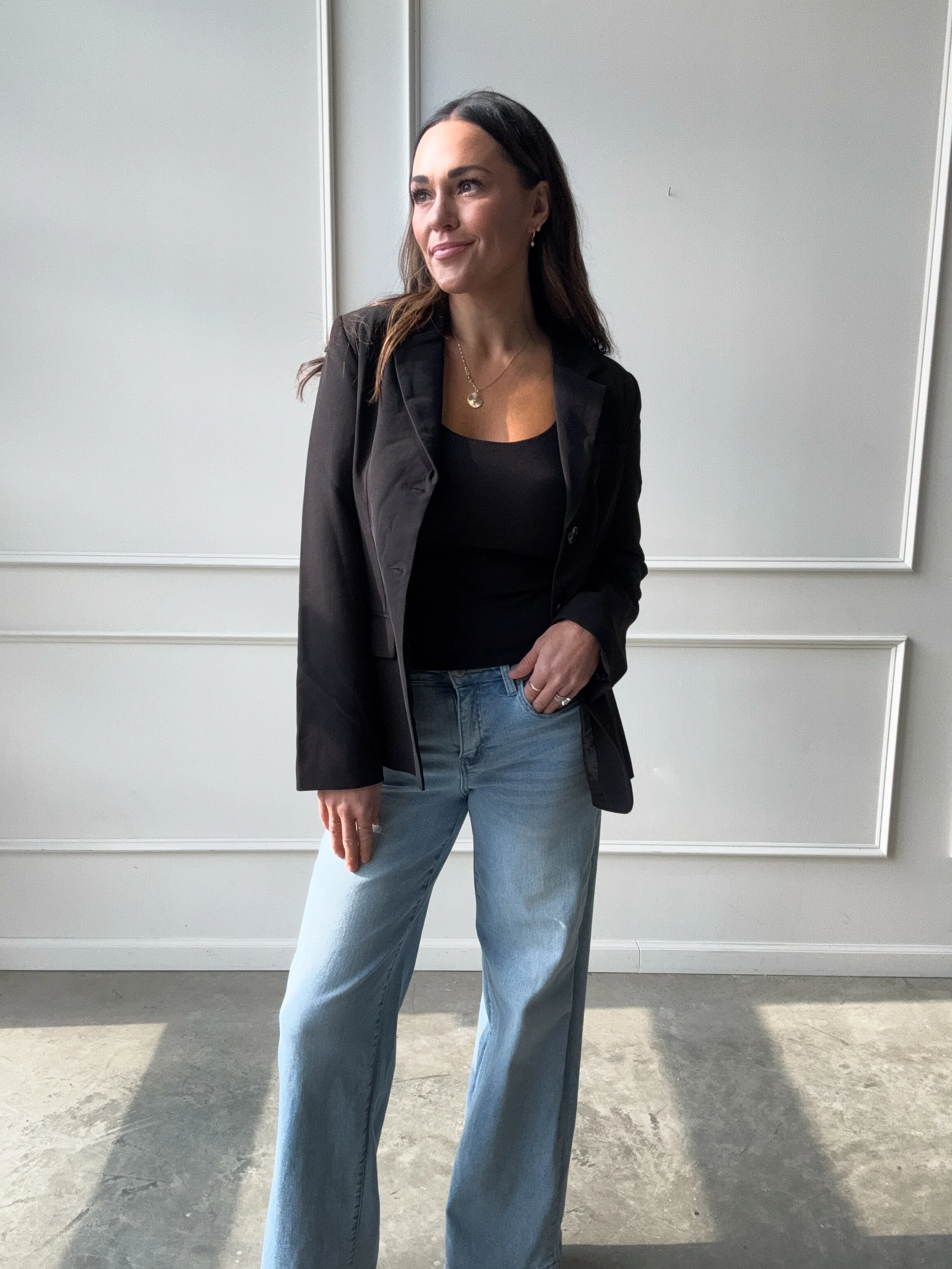 Black Fitted Blazer - Image 11