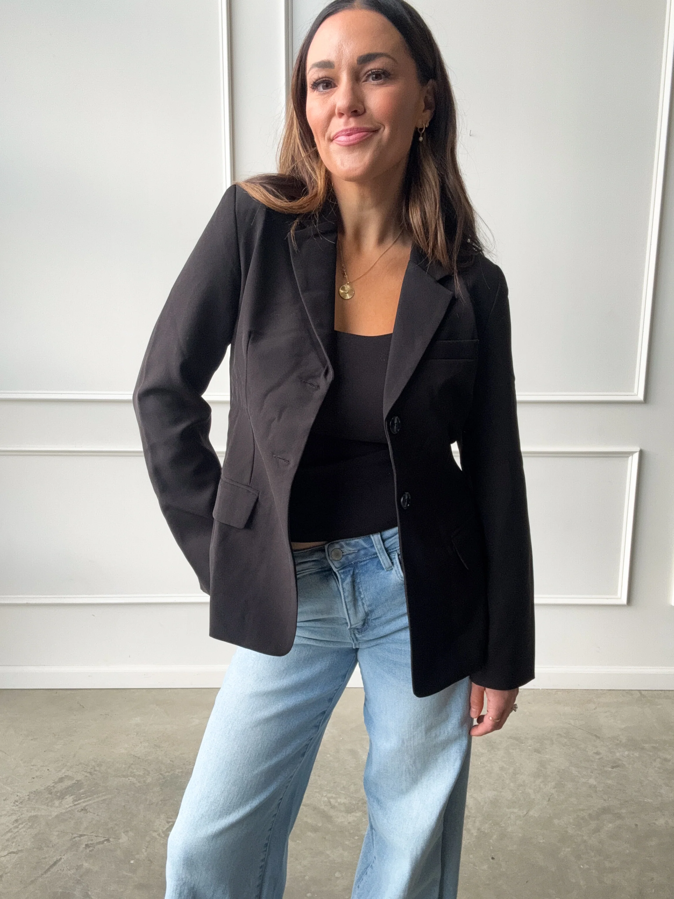 Black Fitted Blazer - Image 12