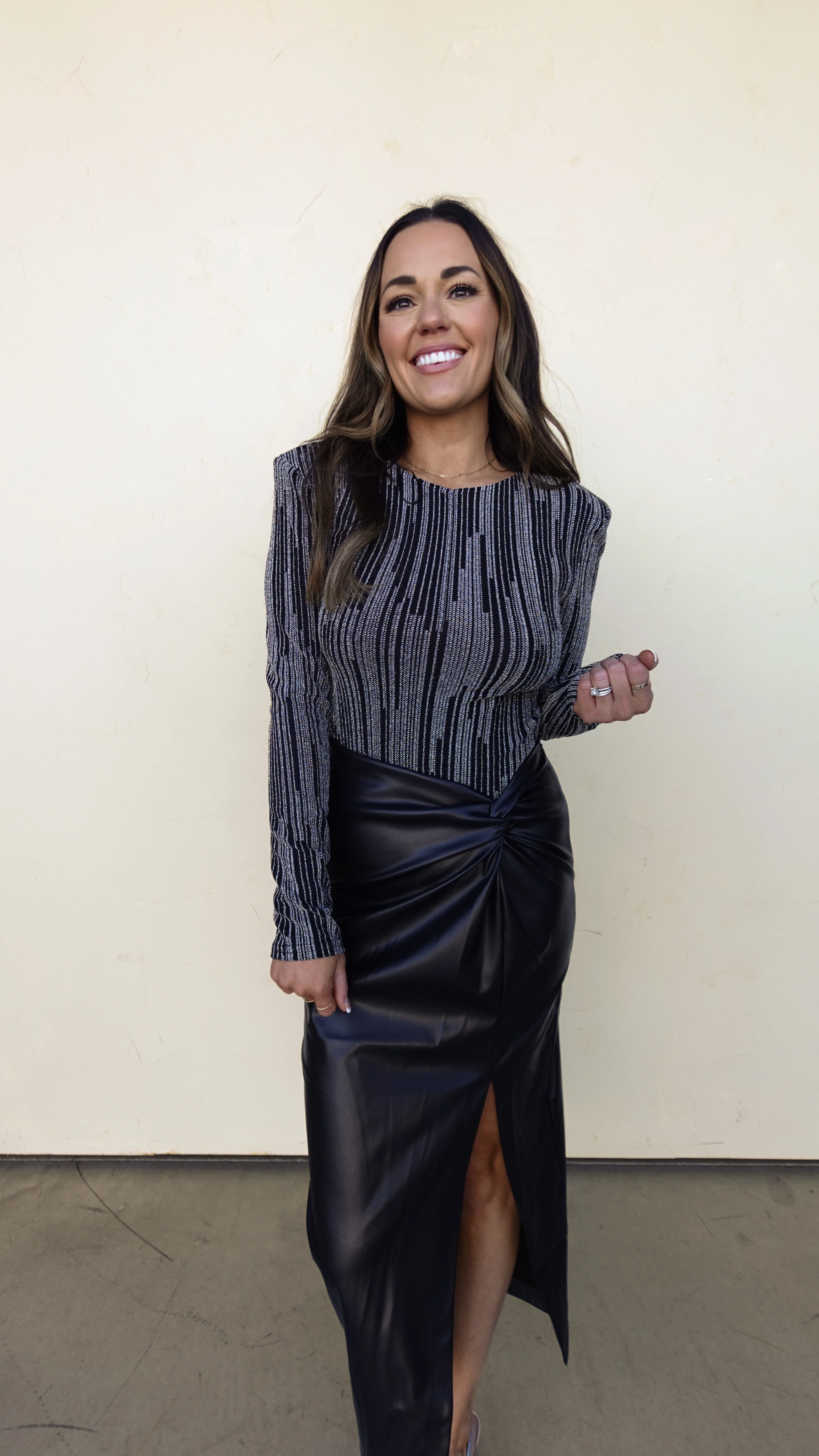 Black/Silver Sparkle Bodysuit - Image 9