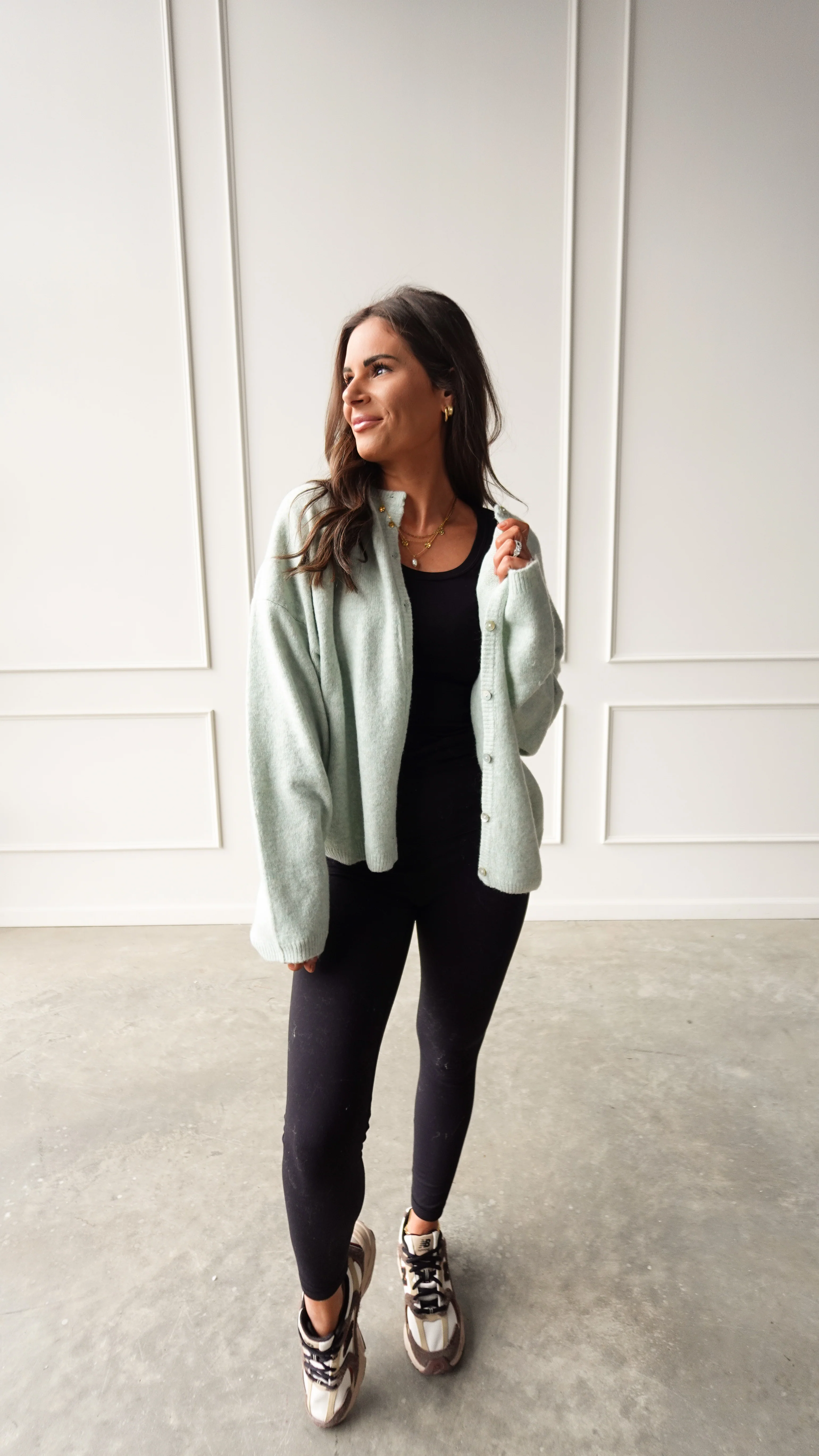 Mint Green Cardigan - Image 4