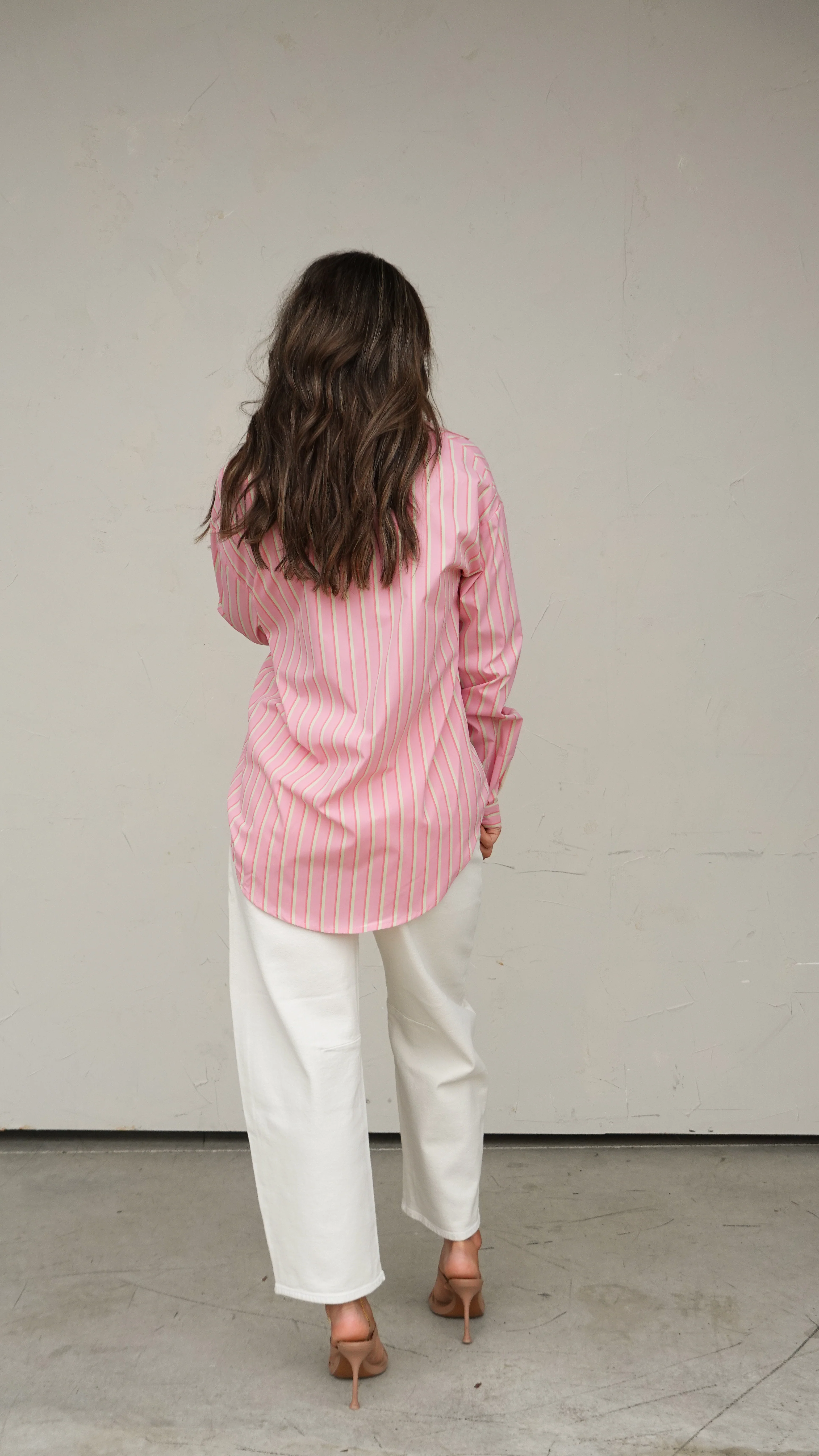 Pink Striped Button-Down Shirt - Image 9