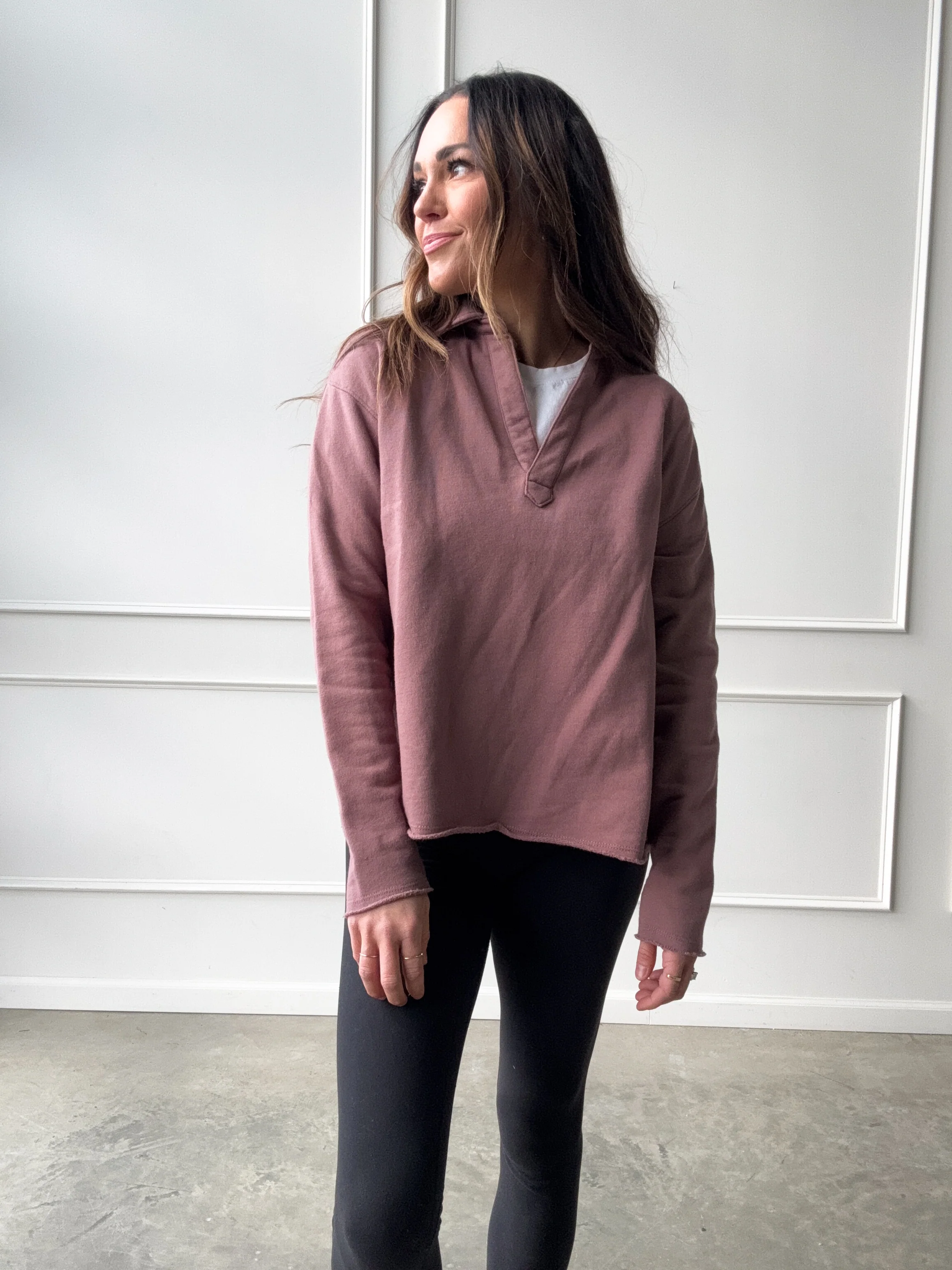 Rose Taupe Lightweight Pullover - Image 5
