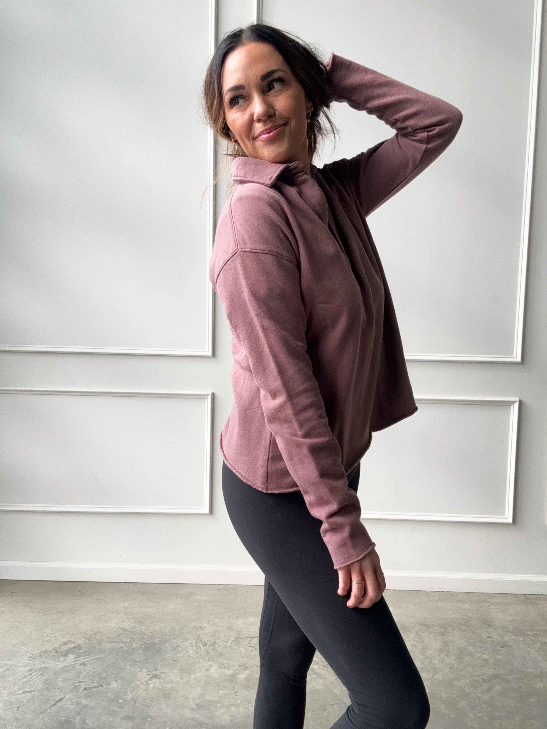 Rose Taupe Lightweight Pullover - Image 6