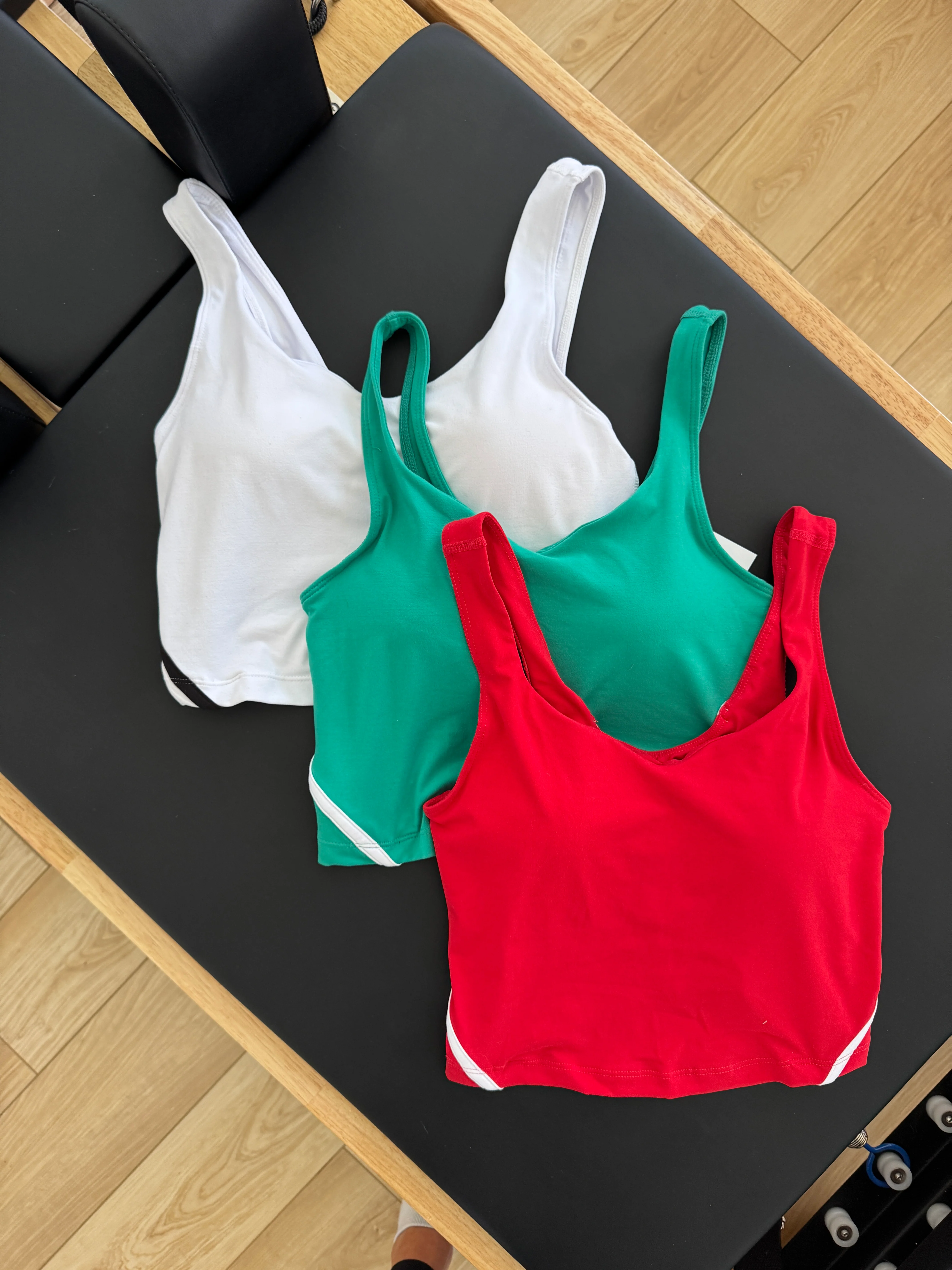 White Buttersoft V-Neck Tank - Image 5